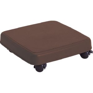 サンコープラスチック サンコープラスチック ラクゴロ S ダークブラウン キャスター付平台車 40388