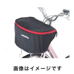 川住製作所 Keia 川住製作所 丸型 前カゴカバー 前用 ブラック/レッド 72048