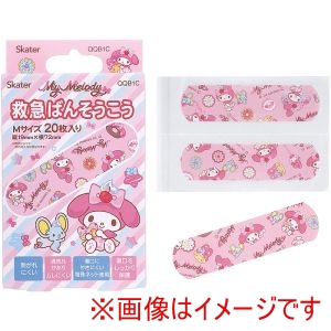 スケーター SKATER スケーター マイメロディ ファンシー 救急 絆創膏 M 20枚入 QQB1C