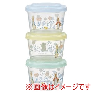 スケーター SKATER スケーター ピーターラビット シトロン 薄肉 保存容器 240ml 3P セット SIJ3