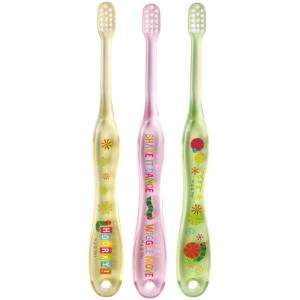 スケーター SKATER スケーター はらぺこあおむし 乳児用クリア歯ブラシ3本セット TB4SCT