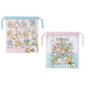 スケーター SKATER スケーター すみっコぐらし あつまるんです マチ付き 巾着袋 2枚入 KB64WN