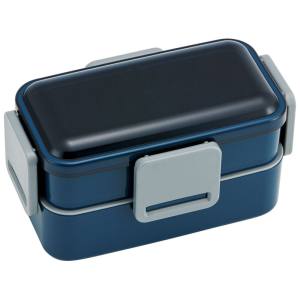 スケーター SKATER スケーター ミッドナイトブルー 抗菌2段ふわっと弁当箱850ml PFLW9AG