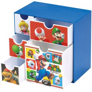 スケーター SKATER スケーター スーパーマリオ23 引き出しいっぱいチェストミニ CHE5