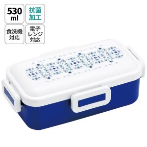 スケーター SKATER スケーター 天平文様 夢幻 濃青 抗菌ふわっと弁当箱 530ml PFLB6AG