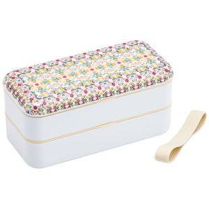 スケーター SKATER スケーター 天平文様 夢幻 薄紅 メラミン蓋ランチBOX 2段 SLBW6M