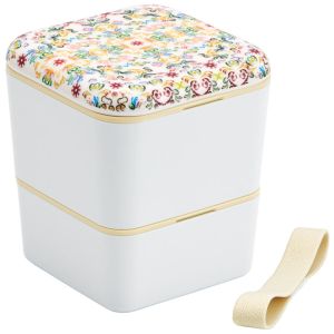 スケーター SKATER スケーター 天平文様 夢幻 薄紅 メラミン蓋ランチBOX 2段 SLBWS6M