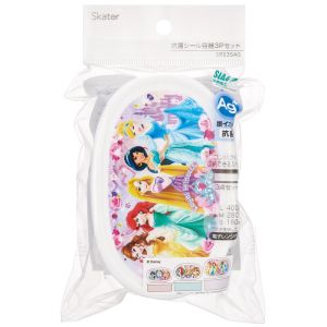 スケーター SKATER スケーター プリンセス24 抗菌シール 容器 3個セット入れ子式 SRS3SAG SKATER