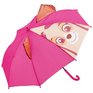 スケーター SKATER スケーター パウ パトロール スカイ 耳付き子ども傘 子供用傘 UBER45