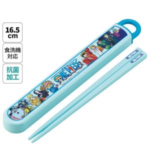 スケーター SKATER スケーター ワンピース24 抗菌 食洗機 対応 スライド式 箸16.5cm 箸箱 セット ABS2AMAG