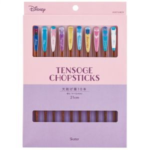 スケーター SKATER スケーター ディズニー ドレス 天削げ箸 21cm 10本セット ANNTS4BOX