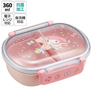 スケーター SKATER スケーター マイメロディ マイメロ ビックリボン 抗菌 ふわっとタイト ランチボックス 360ml QAF2BAAG 弁当箱
