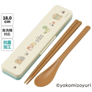 スケーター SKATER スケーター なんでもいきもの 抗菌 食洗機対応 音がならない コンビセット CCS3SAAG