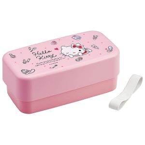 スケーター SKATER スケーター キティ 水彩コスメ カトラリー付弁当箱 2段1000ml PLB10WSB