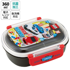 スケーター SKATER スケーター トミカ 25 抗菌 ふわっとタイト ランチボックス 360ml QAF2BAAG 弁当箱