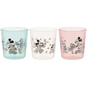 スケーター SKATER スケーター ミッキー フレンズ レトロ 抗菌 ベビー コップ 3P BCUP1AG