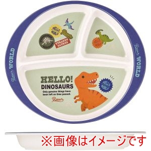 スケーター SKATER スケーター ディノサウルス バンブー メラミン ランチ プレート 430ml M37B