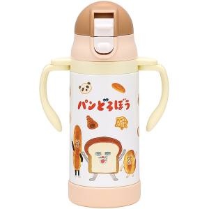 スケーター SKATER スケーター パンどろぼう 超軽量 ストロー ステンレス マグ ボトル 350ml STWM3N