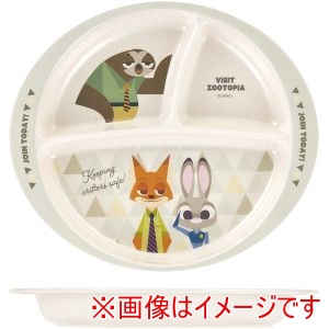 スケーター SKATER スケーター ズートピア バンブー メラミン ランチ プレート 430ml M37B