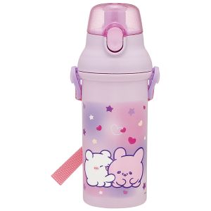 スケーター SKATER スケーター らぶい～ず 抗菌 直飲プラワンタッチ ボトル 480ml PSB5SANAG