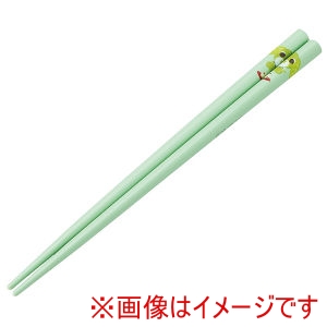スケーター SKATER スケーター お茶犬 リョク 四角先丸 箸 18cm ANNSQ3