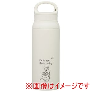スケーター SKATER スケーター くまのプーさん シンプルロゴ カラビナハンドル ステンレス ボトル 600ml STBC6