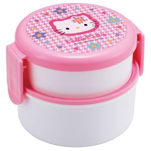 スケーター SKATER スケーター キティ カオハナ 抗菌 丸型 弁当箱 2段 ONWR1AG