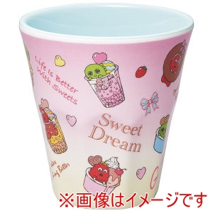 スケーター SKATER スケーター ガチャピン ムック スイーツB メラミン タンブラー 270ml MTB2