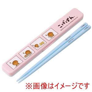 スケーター SKATER スケーター こげぱん 音の鳴らない 箸 箸箱セット 18cm ABC3