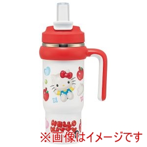 スケーター SKATER スケーター キティ ぷっくりバルーン ハンドル付き ストロータンブラー 830ml STSTB9