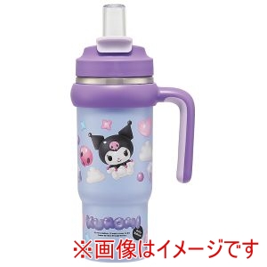 スケーター SKATER スケーター クロミ ぷっくりバルーン ハンドル付き ストロータンブラー 830ml STSTB9