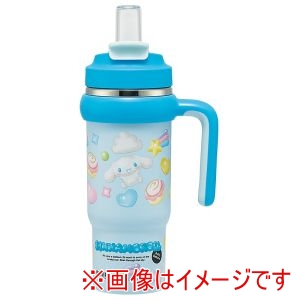 スケーター SKATER スケーター シナモン ぷっくりバルーン ハンドル付き ストロータンブラー 830ml STSTB9