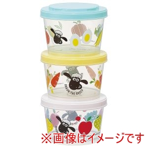 スケーター SKATER スケーター ひつじのショーン 薄肉 保存容器 3個 720ml SIJ3