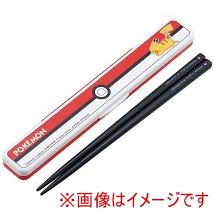 スケーター SKATER スケーター モンスターボール25 音の鳴らない 箸 箸箱セット 18cm ABC3