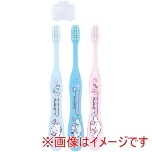 スケーター SKATER スケーター シナモン マシュグミ 園児用 歯ブラシ 3P キャップ付き 14cm TB5ST