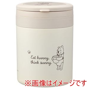 スケーター SKATER スケーター くまのプーさん シンプルロゴ 折りたたみハンドル付き デリカポット 500ml LJFO5