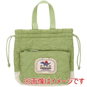 スケーター SKATER スケーター ディノサウルス イブル生地 おむつ 巾着 KBOPC1IB