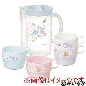 スケーター SKATER スケーター みいるか ケース付き スタッキング コップ KS32S