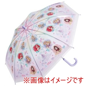 スケーター SKATER スケーター プリンセス 子供用 ビニール傘 45cm UBV45
