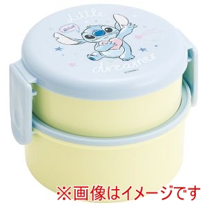 スケーター SKATER スケーター スティッチ ハグ 丸型 ランチボックス 2段 500ml ONWR1