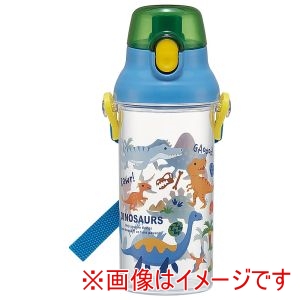 スケーター SKATER スケーター ディノサウルス 26 食洗機対応 プラ クリア ボトル 480ml PSB5TR
