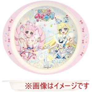 スケーター SKATER スケーター ひみつのアイプリ バンブー メラミン ランチプレート 350ml M36B