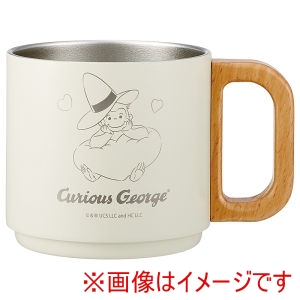 スケーター SKATER スケーター おさるのジョージ 85周年 スタッキングス テンレス マグ 350ml SSTMG3S