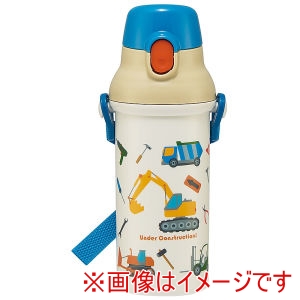 スケーター SKATER スケーター はたらくクルマ 直飲 プラ ワンタッチボトル 480ml PSB5SAN