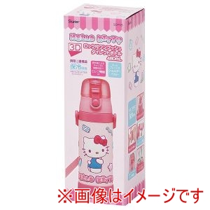 スケーター SKATER スケーター キティ マシュグミ 3Dロック付き ダイレクト ボトル 480ml SDPV5