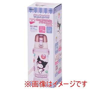 スケーター SKATER スケーター クロミ マシュグミ 3Dロック付き ダイレクト ボトル 480ml SDPV5
