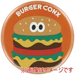 スケーター SKATER スケーター バーガーコンクス ダブルバーガー 缶バッジ ZCB57