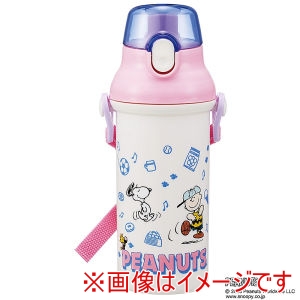 スケーター SKATER スケーター スヌーピー ファンフレンズ 直飲 プラ ワンタッチボトル 480ml PSB5SAN
