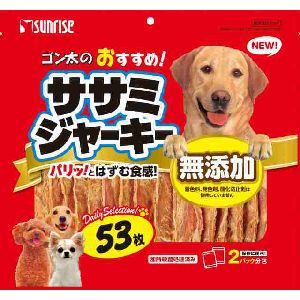 マルカン MG マルカン サンライズ ゴン太のおすすめササミジャーキー 53枚