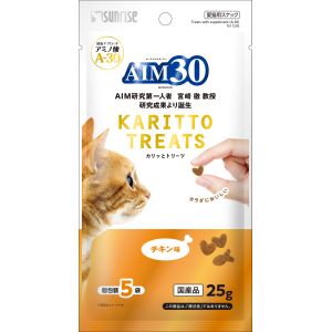 マルカン MG マルカン AIM30 カリッとトリーツ チキン味 5g×5袋 MG